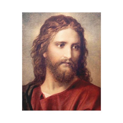 Jesus Christ and the Rich Young Ruler Hoffmann Canvas Print
