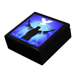 JESUS CHRIST BAPTISM & DOVE BOX