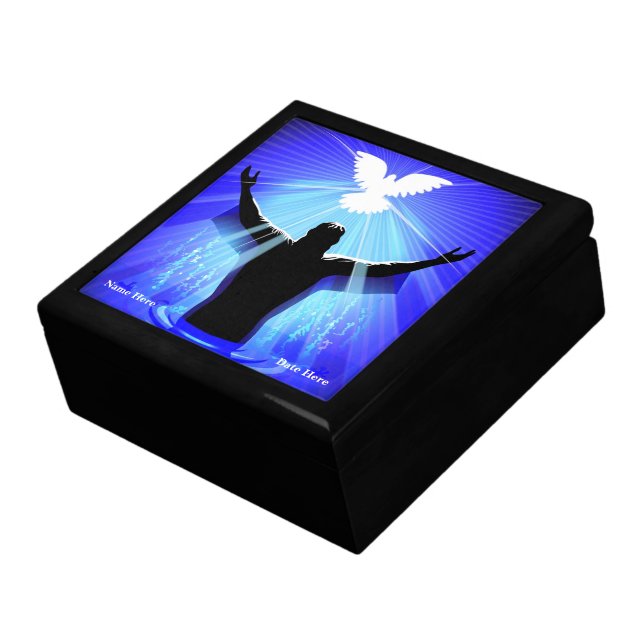 JESUS CHRIST BAPTISM & DOVE BOX (Side)