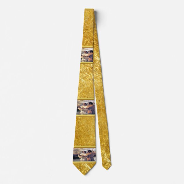 Jesus Christ Baptism image one Neck Tie (Front)