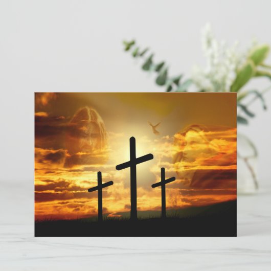 Jesus Christ Blessed Virgin Mary Dove Calvery (Standing Front)