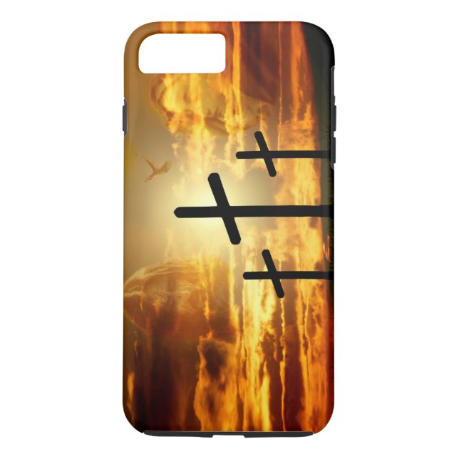 Jesus Christ Blessed Virgin Mary Dove Calvery Case-Mate iPhone Case (Back)