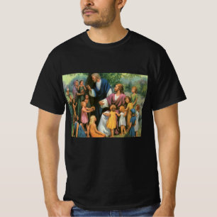 Jesus Christ Blessing Children, Vintage Religion T-Shirt