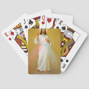 Jesus Christ Blessing Our Lord the Savior Catholic Poker Cards