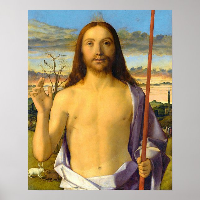 Jesus Christ Blessing Poster A (Front)