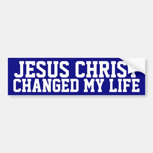 Jesus Christ Bumper Sticker