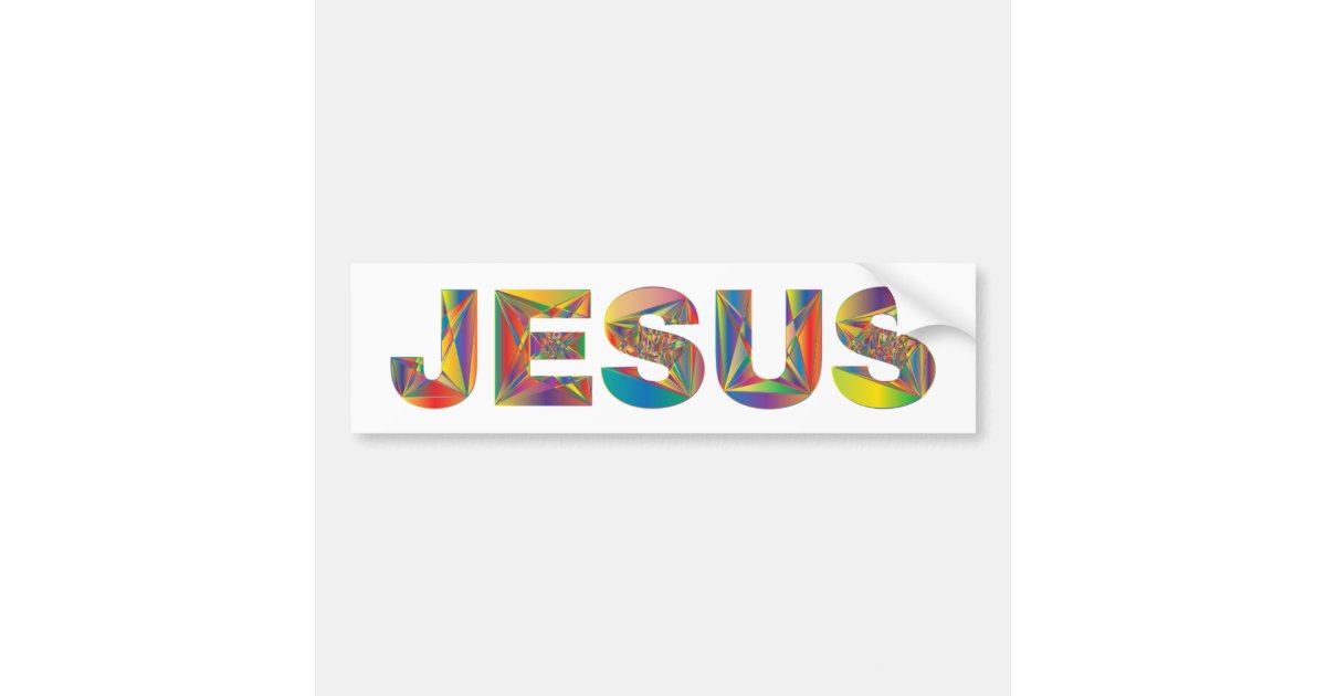Jesus Christ Bumper Sticker Zazzle