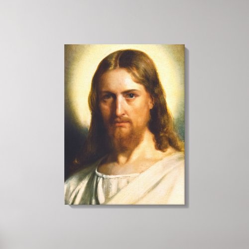 Jesus Christ by Carl Heinrich Bloch Canvas Print