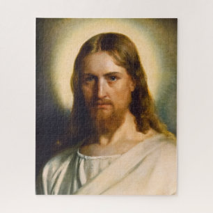 Jesus Christ by Carl Heinrich Bloch Jigsaw Puzzle