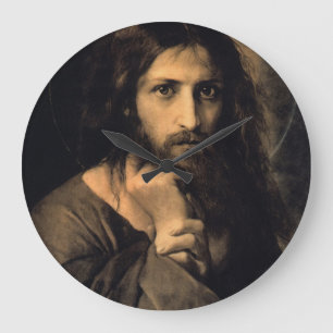 Jesus Christ by Georg Cornicelius Large Clock