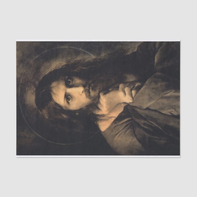 Jesus Christ by Georg Cornicelius Tissue Paper (Front)
