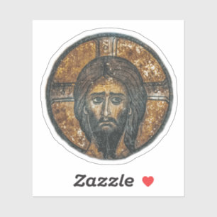 Jesus Christ Byzantine Orthodox Christian Icon Sticker