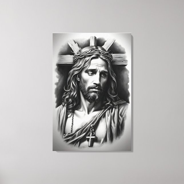 Jesus Christ Canvas Print (Front)