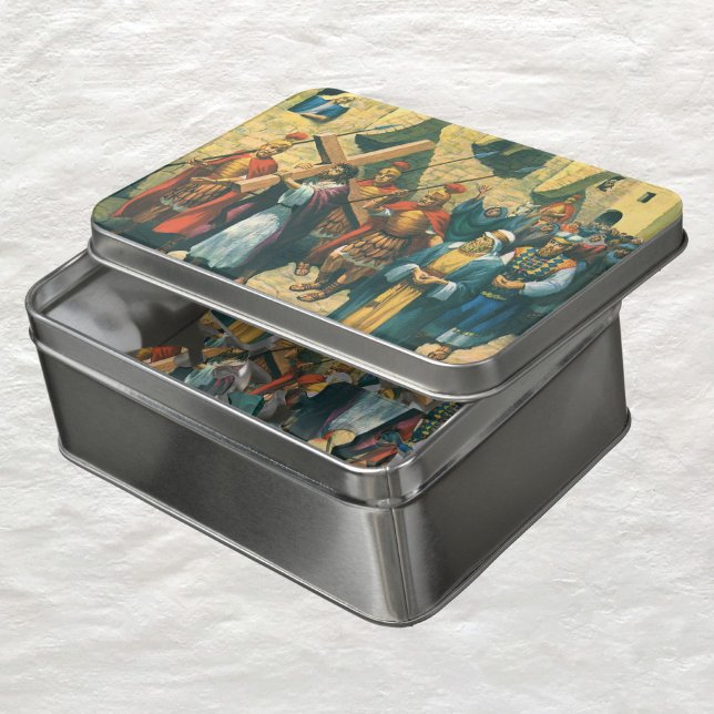 Jesus Christ Carrying the Cross to his Crucifixion Jigsaw Puzzle (Creator Uploaded)