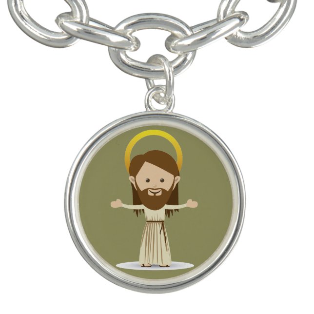Jesus Christ Charm Bracelet (Design)