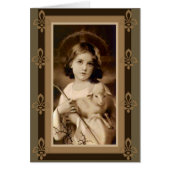 Jesus Christ Child Boy Lamb Staff (Front)