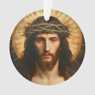 Jesus Christ Christian Religious Art Ornament