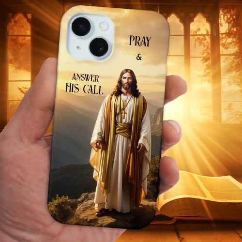 Jesus Christ Christian Spiritual iPhone 15 Case