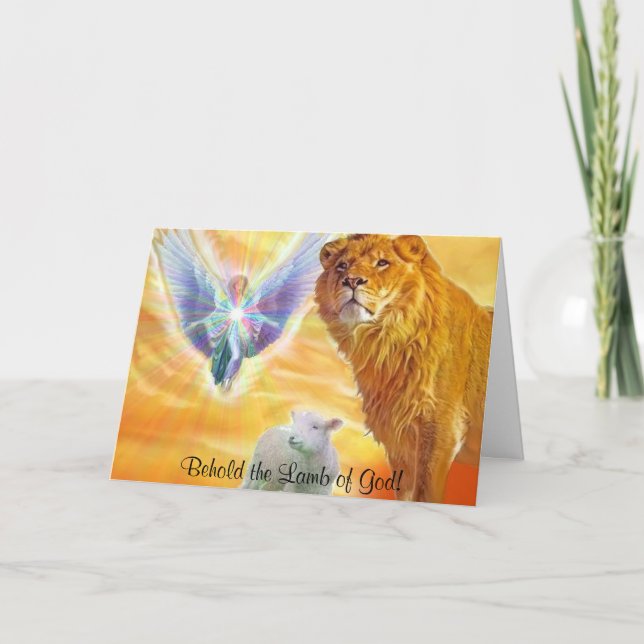 Jesus Christ Christmas Holiday Card (Front)