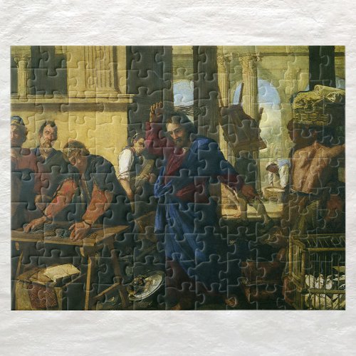 Jesus Christ Cleansing of the Temple Jigsaw Puzzle