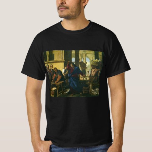 Jesus Christ Cleansing of the Temple T_Shirt
