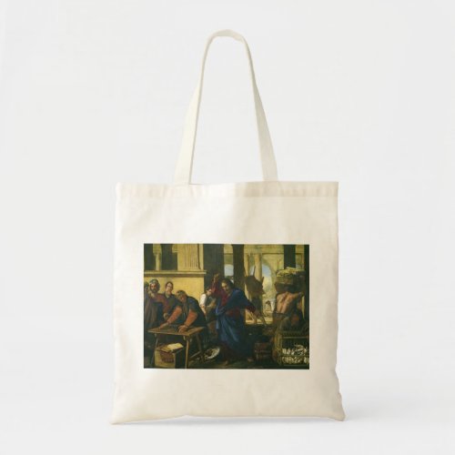 Jesus Christ Cleansing of the Temple Tote Bag