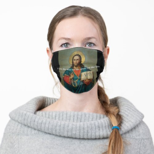 Jesus Christ Cloth Face Mask with Filter Slot