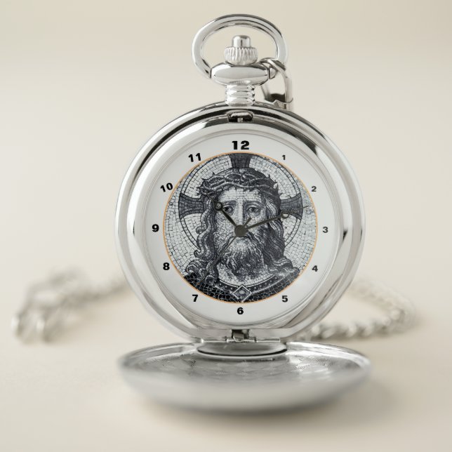 Jesus Christ & Compassion Art vintage Mosaic watch (Inside)