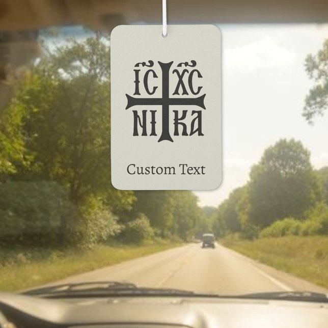 Jesus Christ Conquers Emblem Air Freshener (Creator Uploaded)