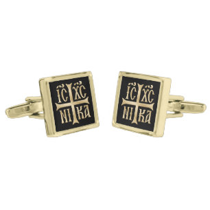 Jesus Christ Conquers Emblem Cufflinks