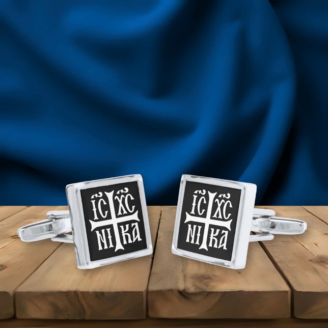 Jesus Christ Conquers Emblem Cufflinks (Creator Uploaded)