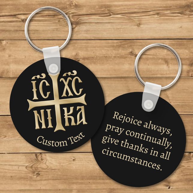 Jesus Christ Conquers Emblem Keychain (Creator Uploaded)