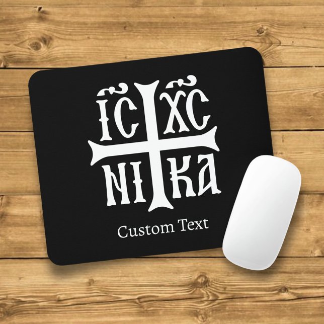 Jesus Christ Conquers Emblem Mouse Pad (Creator Uploaded)