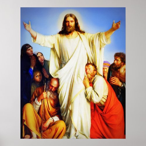 Jesus Christ Consoler Poster