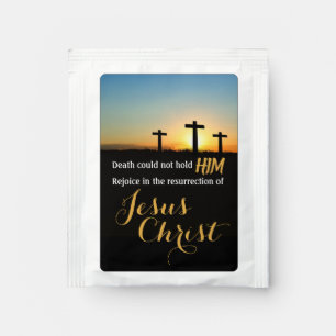 Jesus Christ Cross Religious Coffee Cocoa Tea Bag Drink Mix
