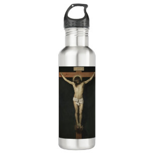 Jesus Christ crucified  by Diego Velaquez Stainless Steel Water Bottle