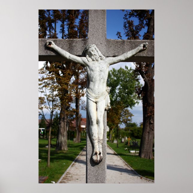 Jesus Christ crucified Poster (Front)