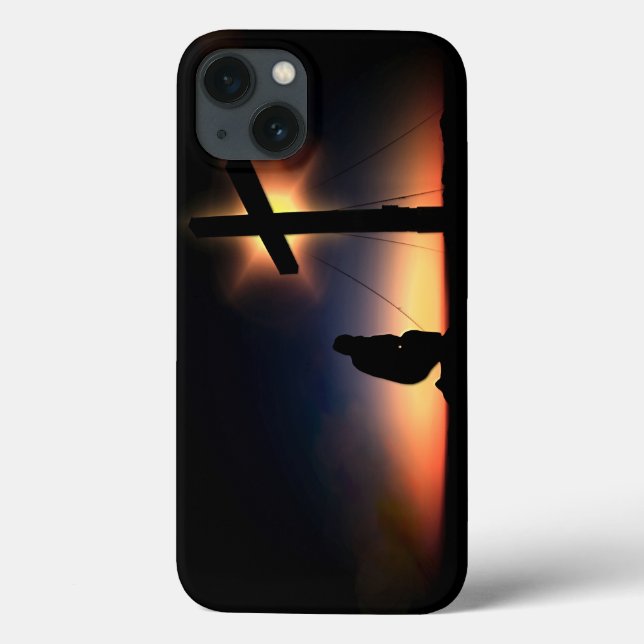 Jesus Christ Crucifixion Cross Case-Mate iPhone Case (Back)