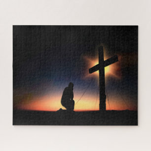 Jesus Christ Crucifixion Cross Jigsaw Puzzle