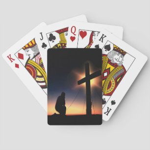 Jesus Christ Crucifixion Cross Poker Cards