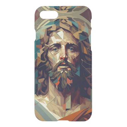 Jsus Christ cubism iPhone SE87 Case