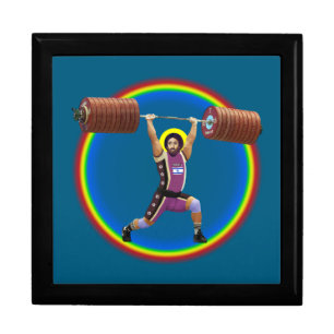 Jesus Christ doing the Clean and Jerk Gift Box