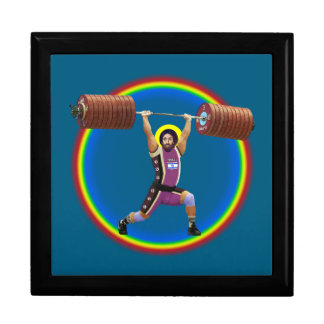 Jesus Christ doing the Clean and Jerk Gift Box
