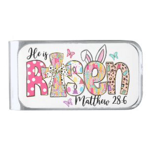 Jesus Christ Easter Jesus Christian men, women, ki Silver Finish Money Clip
