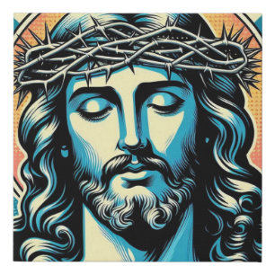 Jesus Christ Faux Canvas Print