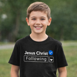 Jesus Christ Following Inspirational Faith T-Shirt