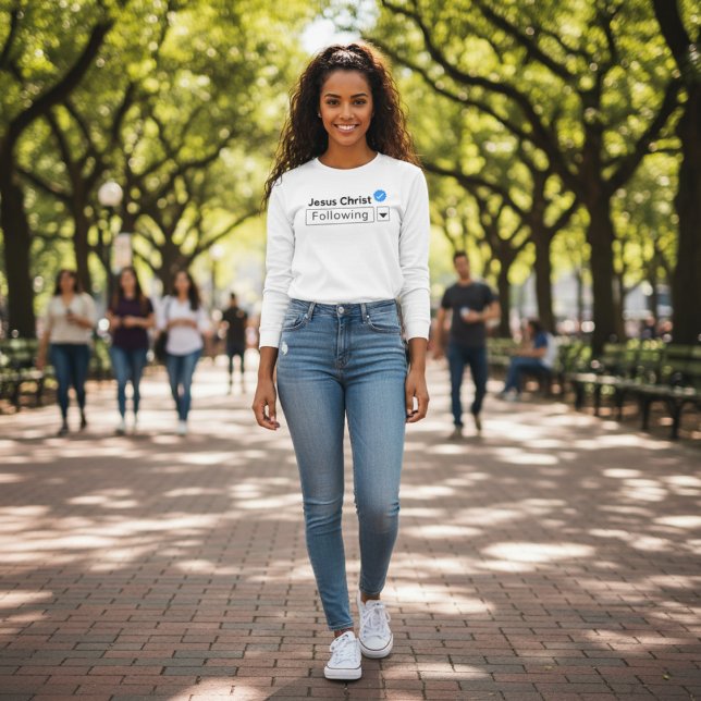 Jesus Christ Following Modern Faith Religious T-Shirt (Creator Uploaded)