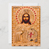 Jesus christ golden icon (Front)