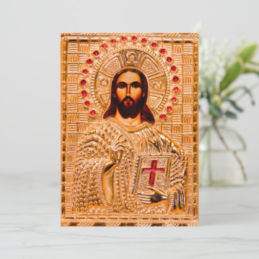 Jesus christ golden icon (Standing Front)