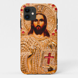 Jesus christ golden icon iPhone 11 case